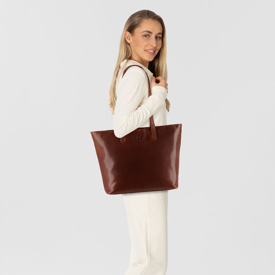 Greenburry Vintage Shopper Bag XXL Skórzany 47 cm Komora na laptopa