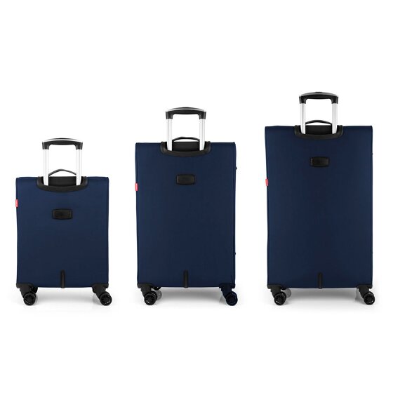 Gabol Zambia 4 kółka Zestaw walizek 3-części z plisą rozprężną