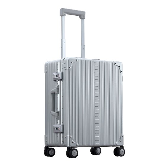 Aleon Walizka kabinowa Traveler Domestic z 4 kółkami, Aluminium, 55 cm