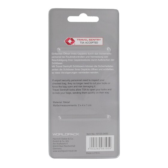 Worldpack Akcesoria podróżne Kłódka TSA 2 cm