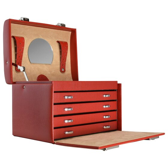 Windrose Etui na biżuterię Beluga 26,5 cm Skóra