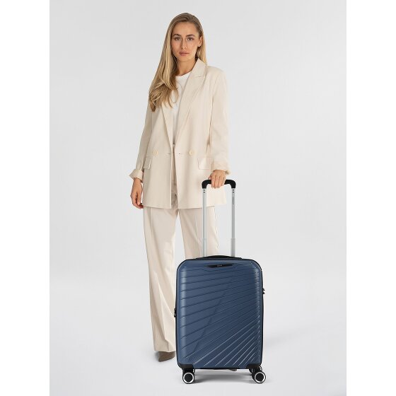 Benzi 5808 4 kółka Walizka kabinowy 55 cm z plisą rozprężną