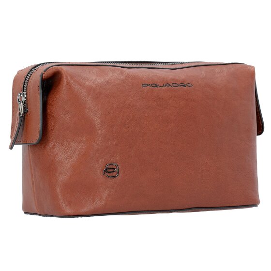 Piquadro Black Square Kosmetyczka Skórzany 23 cm