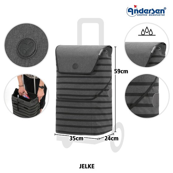 Andersen Shopper Unus Shopper Jelke Walizka na zakupy 59 cm