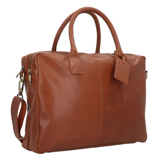 Burkely Vintage Taylor Briefcase Leather 40 cm Komora na laptopa