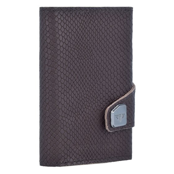Tru Virtu Etui na karty kredytowe Click & Slide Portfel RFID Skóra 6,5 cm