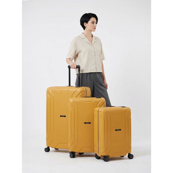 Redolz Essentials 15 walizka na 4 kółkach 3-częściowa z trzypunktowym zapięciem