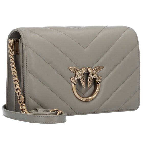PINKO Love Click Torba na ramię Skórzany 25 cm
