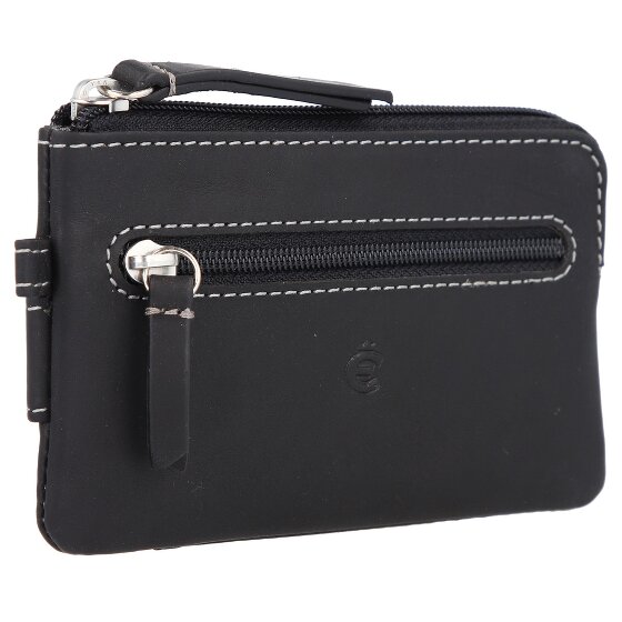 Esquire Dallas Portfel z kluczem Skórzany 13 cm