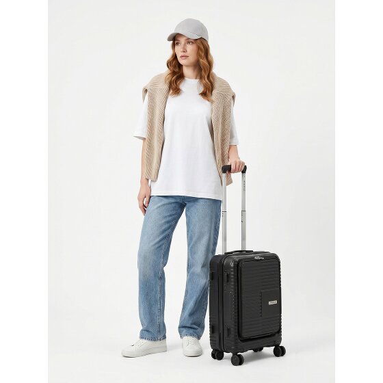 Redolz Essentials 17 2.0 4 kółka Walizka kabinowa 55 cm Komora na laptopa z funkcją poszerzenia