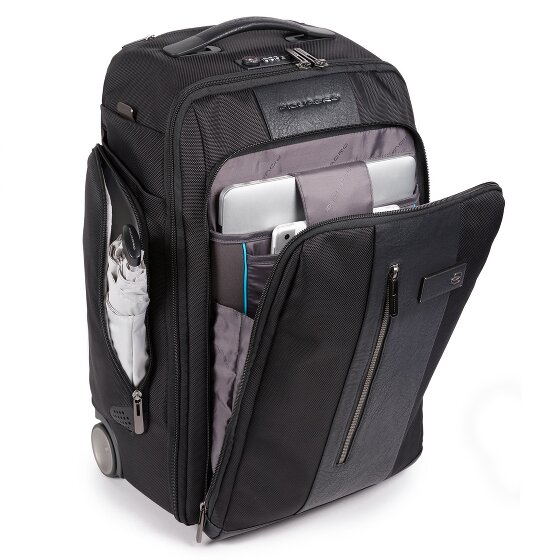 Piquadro Brief 2 kółka Walizka z plecakiem 53 cm Komora na laptopa