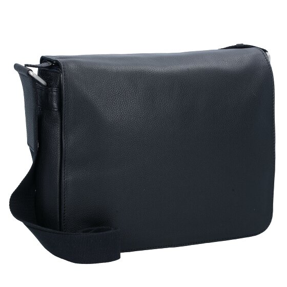 Leonhard Heyden Skórzana torba na ramię Berlin Messenger z przegrodą na laptopa 32 cm