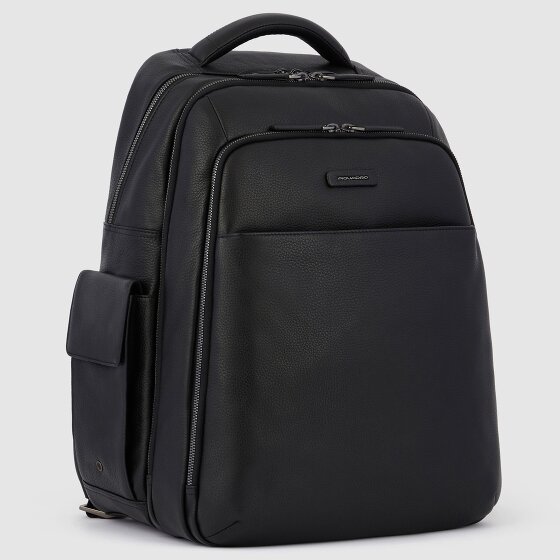 Piquadro Modus Plecak Skórzany 42 cm Komora na laptopa