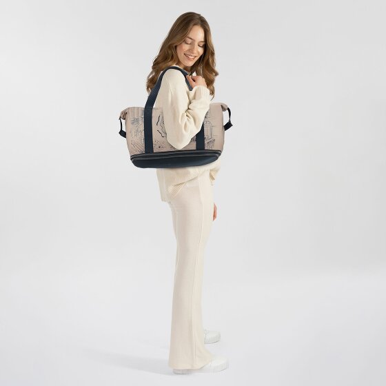 Anekke Viaje Torba podróżna Weekender 52 cm z plisą rozprężną