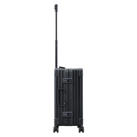 Aleon Walizka kabinowa Traveler Domestic z 4 kółkami, Aluminium, 55 cm