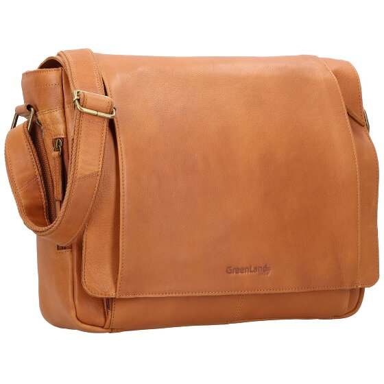 Greenland Nature Nature Messenger Leather 39 cm Laptop Compartment