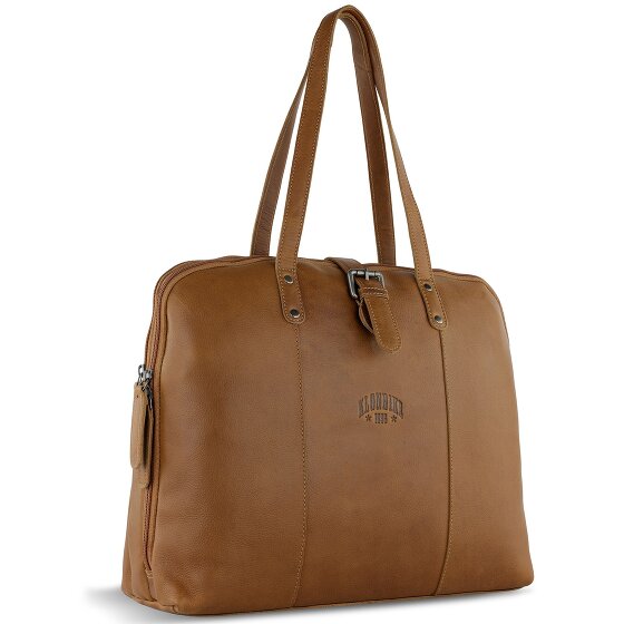 Klondike 1896 Gold Charles Teczka Skórzany 37 cm Komora na laptopa