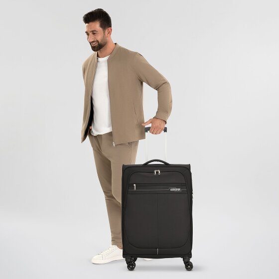 American Tourister Deep Dive 4 kółka Walizka 67 cm z plisą rozprężną
