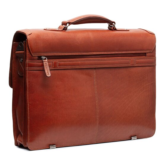 The Chesterfield Brand Salvatore Briefcase Messenger Skórzany 42 cm Komora na laptopa