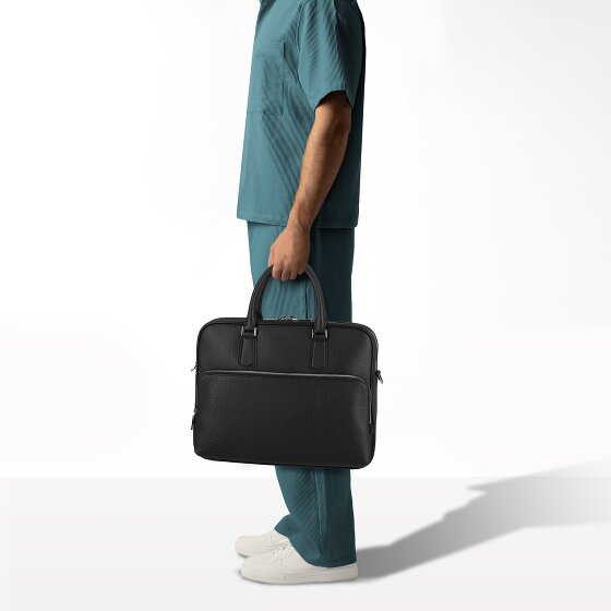 Boss New Crosstown Teczka Skórzany 38 cm Komora na laptopa