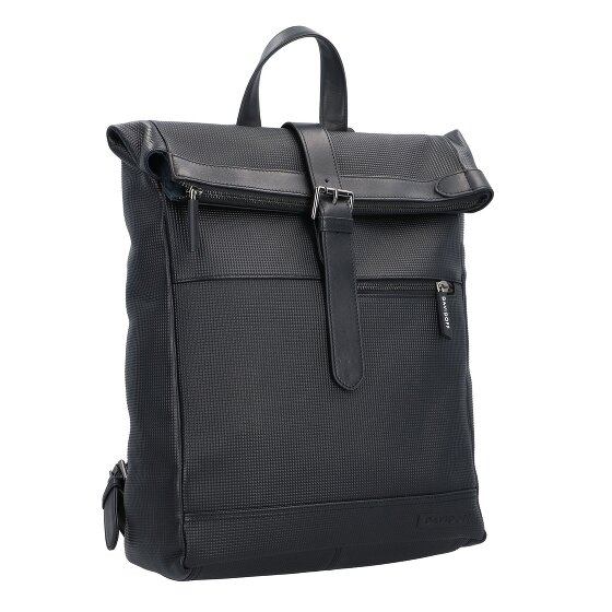 Davidoff Paris Plecak Skórzany 38 cm Komora na laptopa