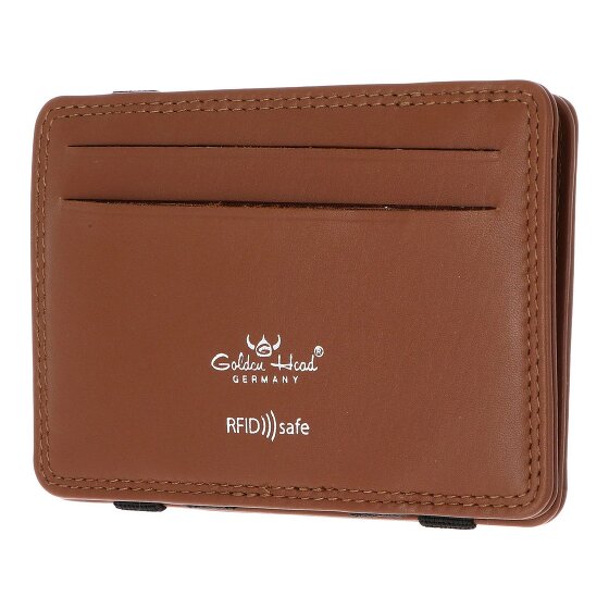 Golden Head Polo Etui na karty kredytowe Ochrona RFID Skóra 7.5 cm
