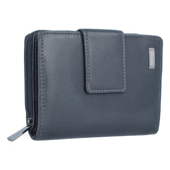 Greenland Nature Black Nappa Wallet RFID Leather 9,5 cm