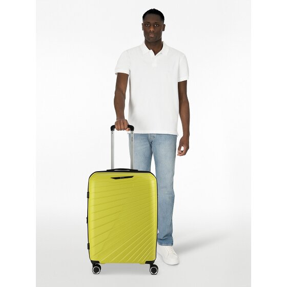 Benzi 5808 4 kółka Walizka 65 cm z plisą rozprężną