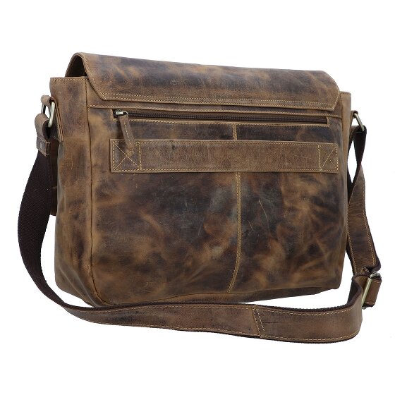 Greenburry Vintage Torba typu Messenger Skóra 40 cm Komora na laptopa