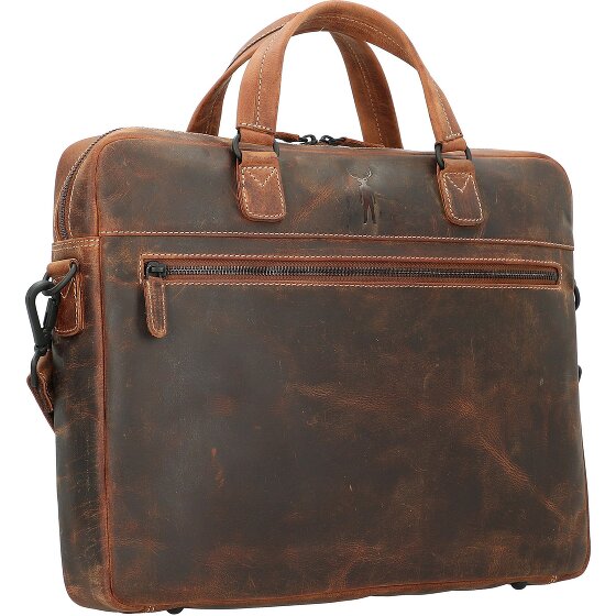 Jack Kinsky Teczka Baltimore 8 Skórzana przegroda na laptopa 40 cm