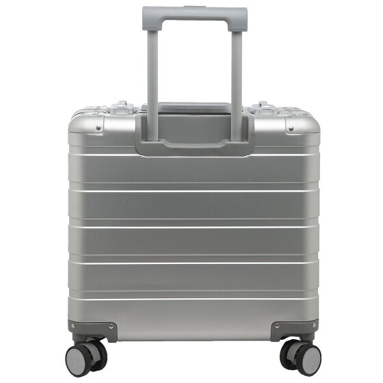 Alumaxx Walizka z pilotem Gravity z 4 kółkami, Aluminium, 44 cm, z przegrodą na laptopa