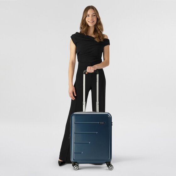 Gabol Future Plus 4 kółka Walizka kabinowy 55 cm z plisą rozprężną