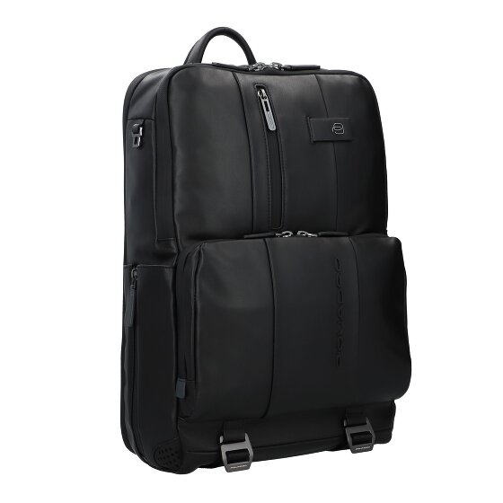 Piquadro Urban Air Plecak biznesowy Skórzany 44 cm Komora na laptopa