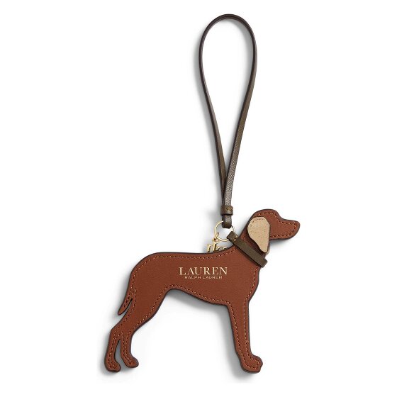 Lauren Ralph Lauren Skórzana przywieszka do torby Viszla 10 cm