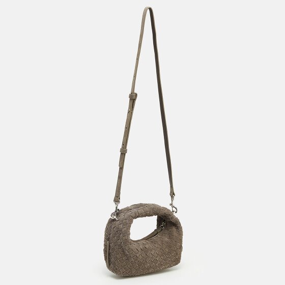 LES VISIONNAIRES Greta Micro weave Torba Skóra 20 cm