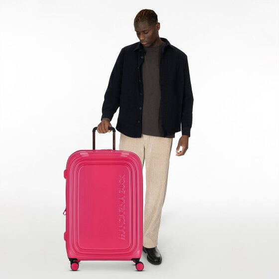 Mandarina Duck Logoduck + Metal 4 kółka Walizka L 75 cm z plisą rozprężną