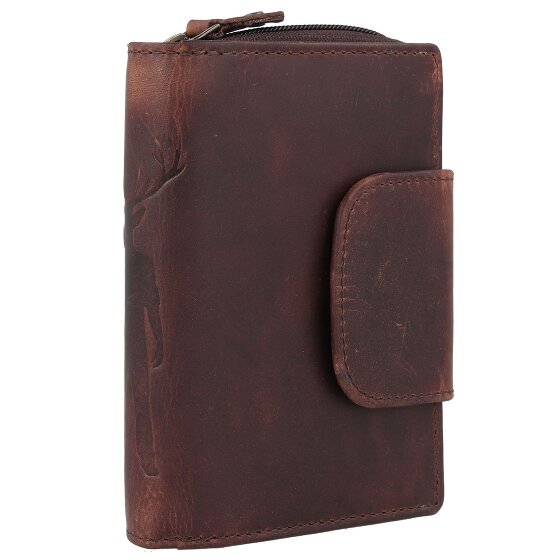 Jack Kinsky Monterey Portfel Ochrona RFID Skórzany 10 cm