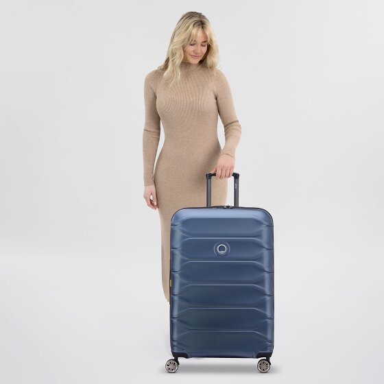Delsey Paris Meteor 4 kółka Walizka L 78 cm z plisą rozprężną