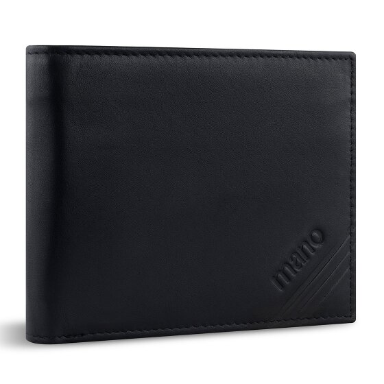 mano Don Antonio Portfel Ochrona RFID Skórzany 12 cm