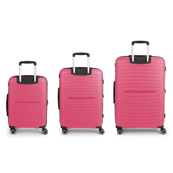 Gabol Shinyuu 4 kółka Zestaw walizek 3-części z plisą rozprężną