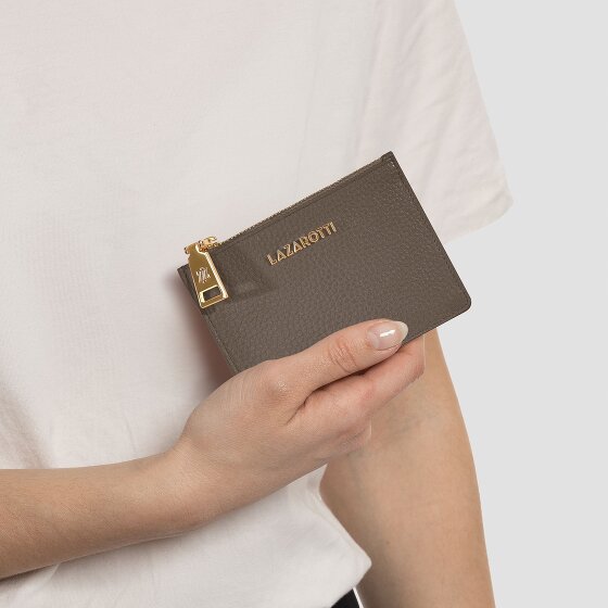 Lazarotti Bologna Leather Portfel z kluczem Skórzany 11.5 cm