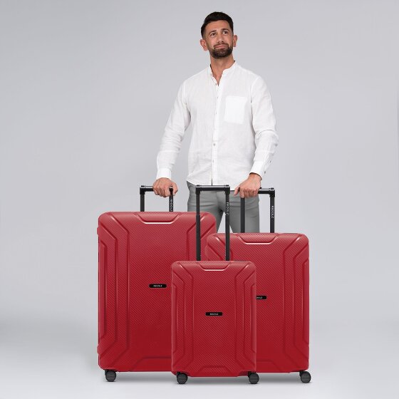 Redolz Essentials 15 walizka na 4 kółkach 3-częściowa z trzypunktowym zapięciem