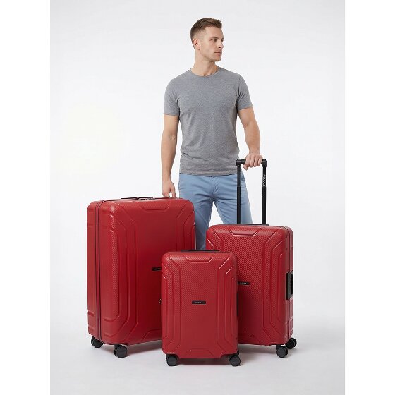 Redolz Essentials 15 walizka na 4 kółkach 3-częściowa z trzypunktowym zapięciem