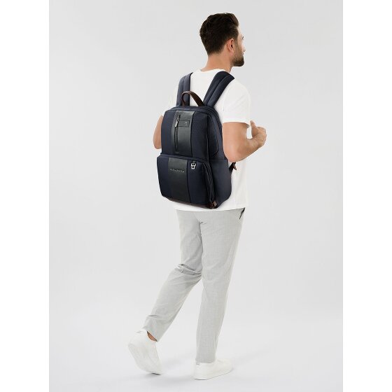 Piquadro Brief Plecak biznesowy 39 cm Komora na laptopa