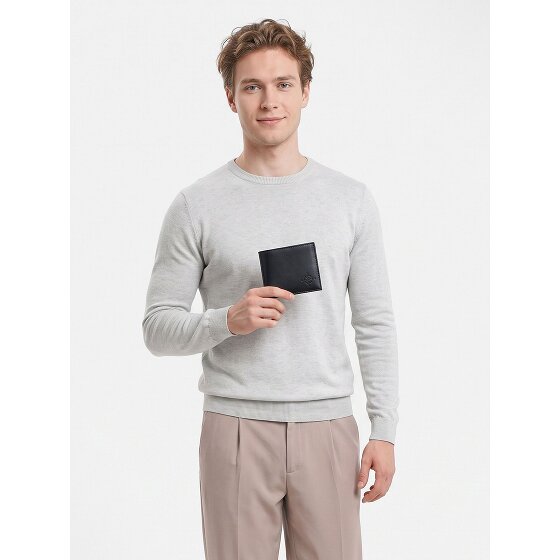 oxmox Leather Portfel Ochrona RFID Skóra 12 cm