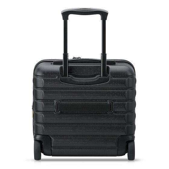 Delsey Paris 4-kołowy wózek biznesowy Shadow 5.0 z przegrodą na laptopa 38 cm i rozszerzaną plisą