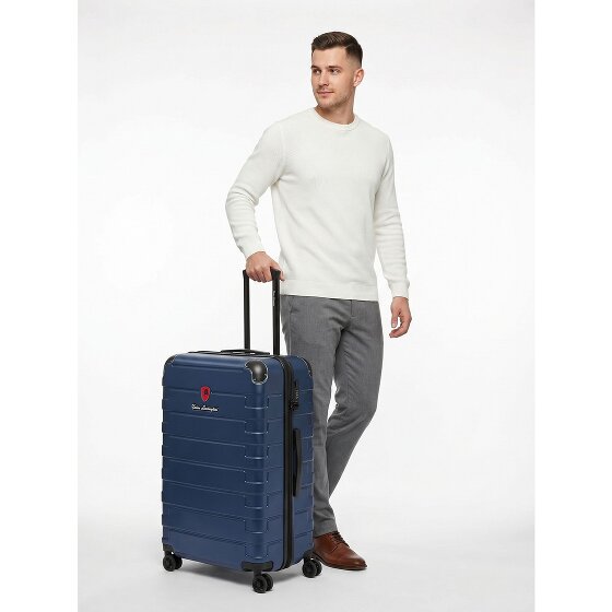 Tonino Lamborghini Milano 4 kółka Walizka L 72 cm z funkcją poszerzenia