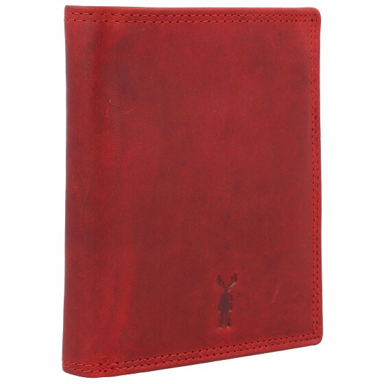 Jack Kinsky Risör Portfel Ochrona RFID Skórzany 11 cm