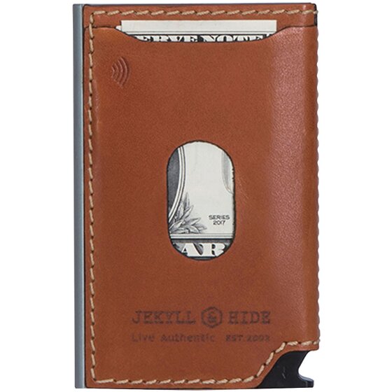 Jekyll & Hide Skórzane etui na karty kredytowe Roma RFID 6 cm