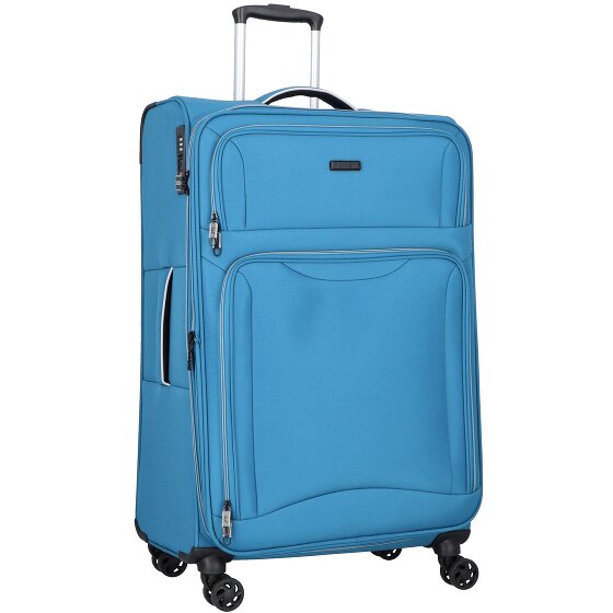 d&n Travel Line 9204 4 kółka Walizka L 76 cm z plisą rozprężną